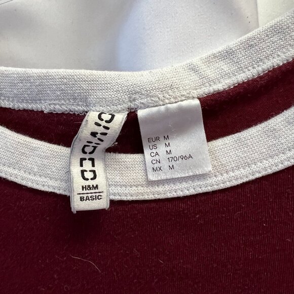 Divided H&M Ringer Crop Tee - Picture 2 of 4